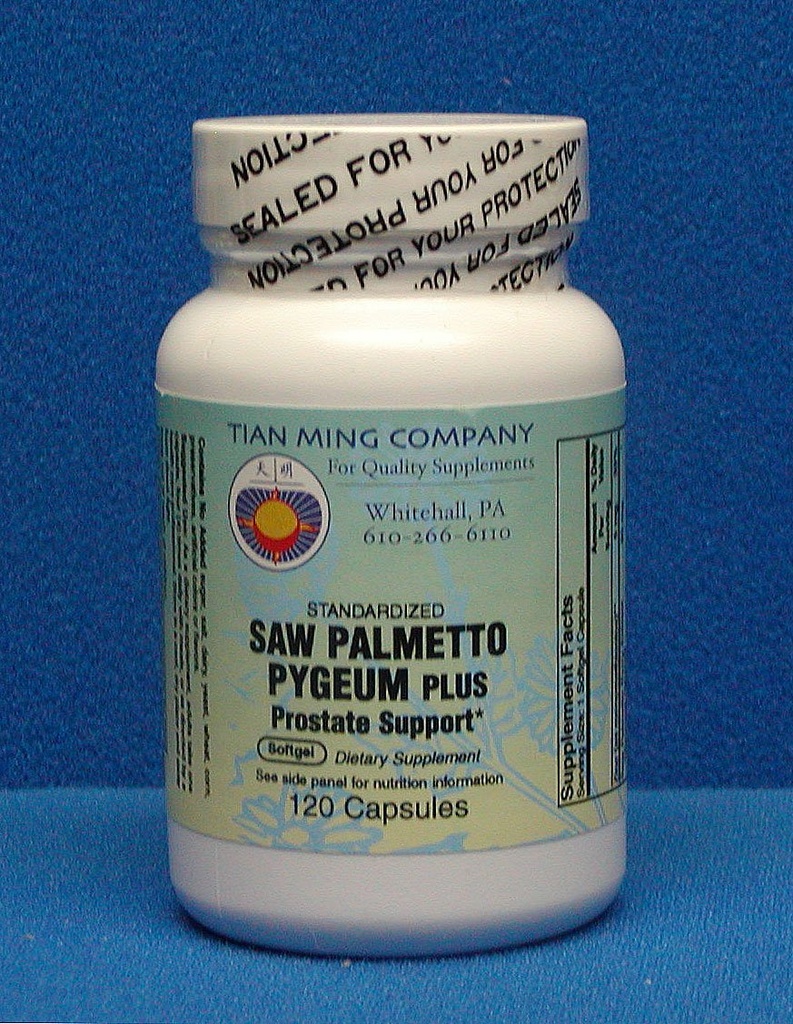 Prostata støtte så Palmetto Pygeum Plus og mer 120 softgels
