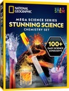 National Geographic Bedøvelses kjemisett - Mega Science Kit med 45 enkle eksperimenter - Gjør en vulkan og lanser en rocket, STEM-prosjekter for barn i alderen 8-12 år, Science Toys (eksklusiv)