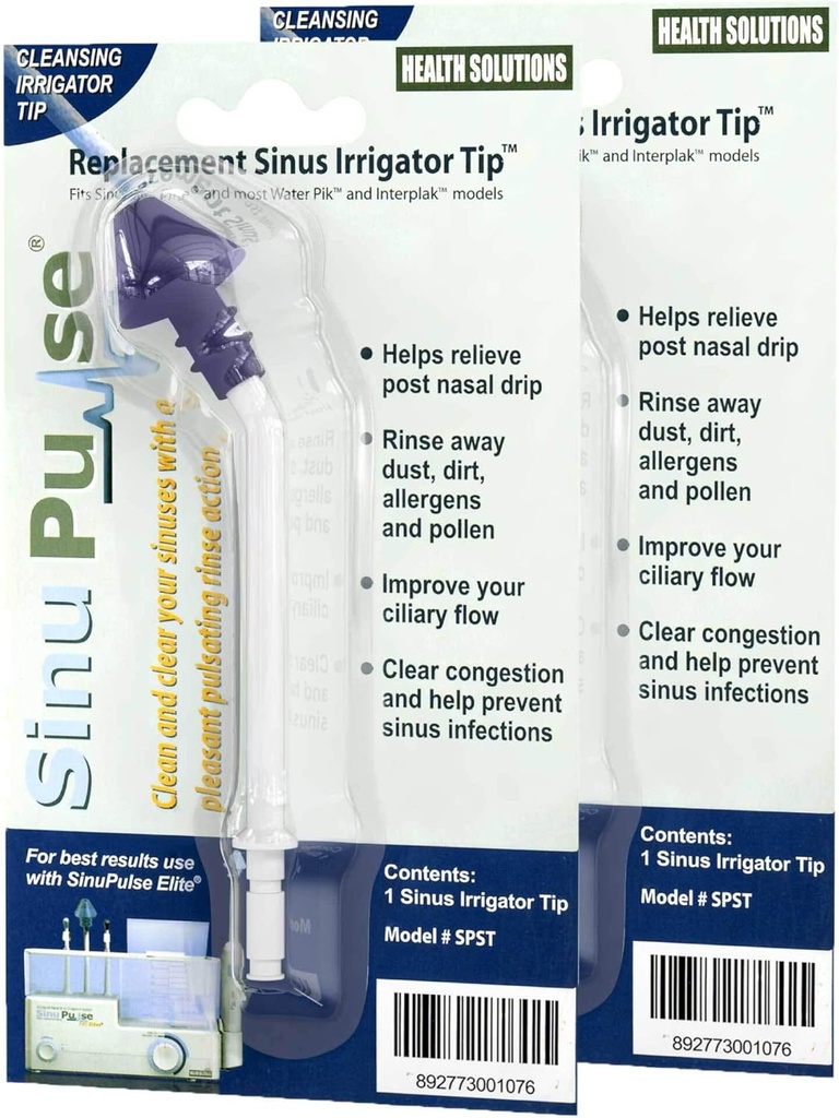 Sinupulse Elite Erstatning Sinus Irrigator Tips (2 Pack)