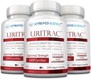 Godkjent Science® UritracTM - UTI-støtte - Cranberry, D-Mannose, Lingonberry - Vegansk Vennlig - 60 Kapsler per flaske - Pakke med 3