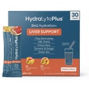 Hydralyte leverstøtte + Electrolyte Blande med Melk Thistle, Turmeric, Ginger, Prickly Pear, Grønn Te Ekstrakt Formulert for rask rehydrering (variety Flavor, 30 pakker)