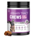 Hund UTI behandling Cranberry Supplement for hunder 200 Chews Urinal Tract Medicine Blader Control Piller Nyre Støtte Cranberrys Extract Bites Puppy UTI infeksjon behandler inkontinens Remedy for hunder