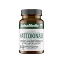NutraMedix Nattokinase Supplement - Nattokinase 2000 FU per servering - Formulert for å støtte hjerte helse og sunn sirkulasjon - Gluten + Dairy-Free (60 kapsler)