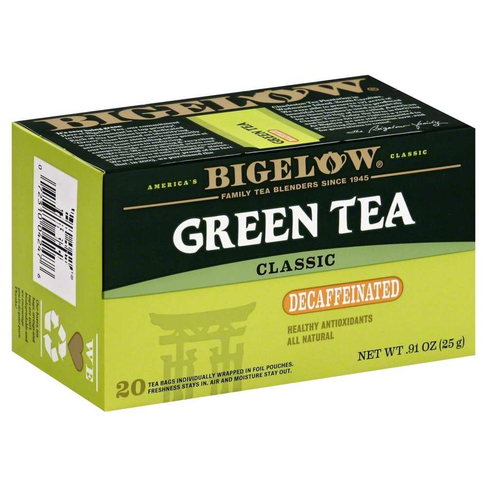 Bigelow Grønn Te Decaf 0.91 OZ(Pack av 3)3