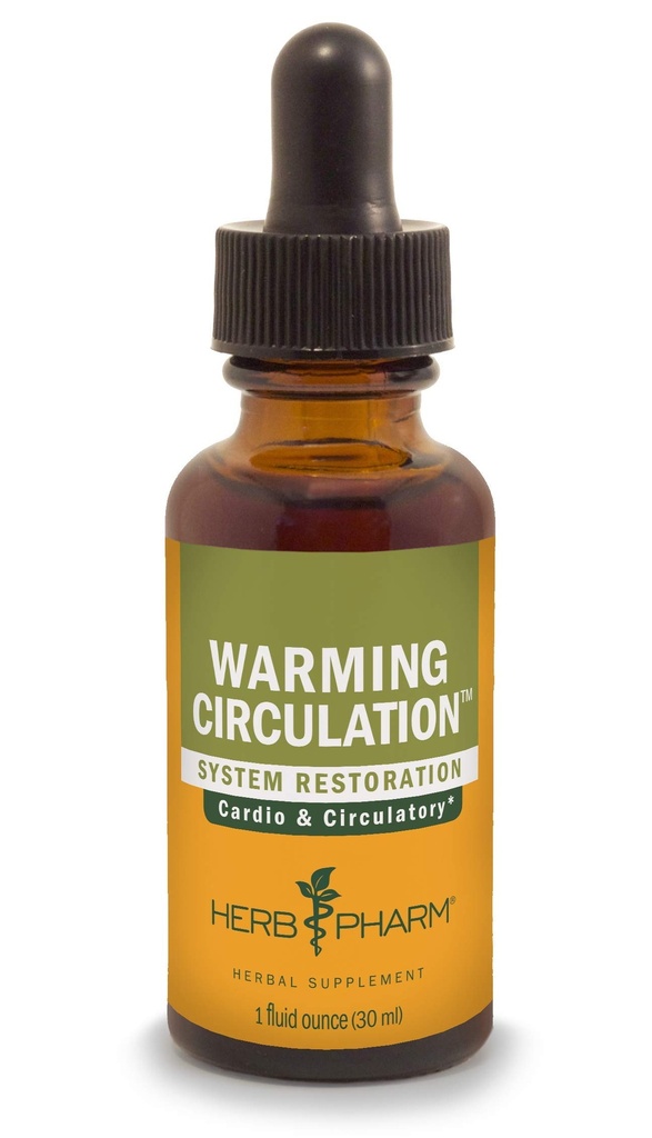Herb Pharm varme sirkulasjon flytende herbal formel for kardiovaskulær og sirkulerende støtte - 1 Ounce (FGINGER01)