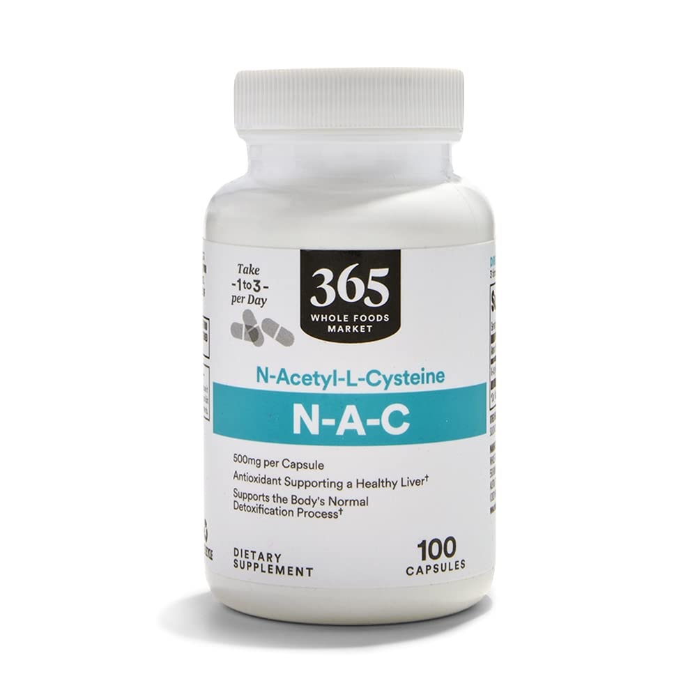 365 av hele matmarkedet, N-Acetyl L-Cysteine 500mg, 100 greve