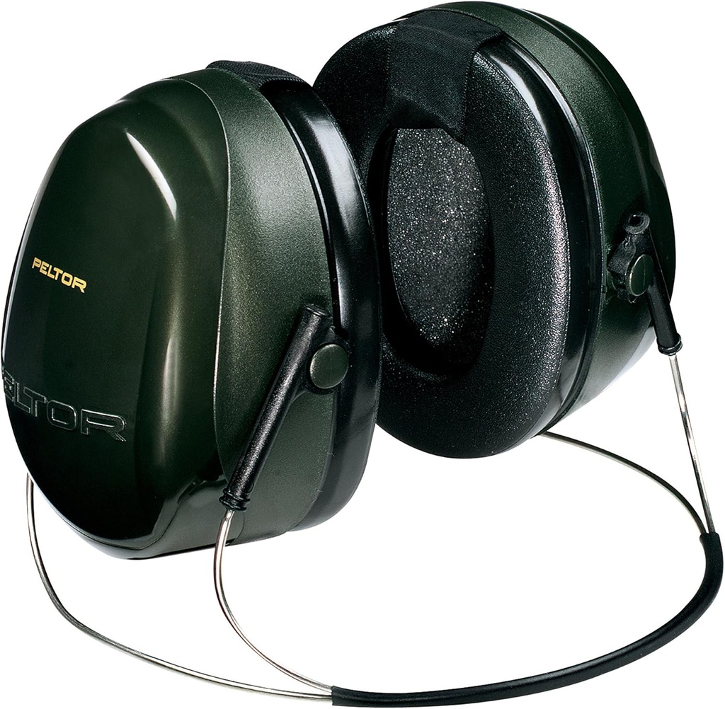 3M - H7B Peltor Opptid 101 Bak Head Earmuff, Hørebeskyttelse, Ørebeskyttere, NRR 26 dB Grønn