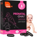 Zahler Prenatal Vitamin med DHA & Folate - DHA Kosttilskudd og prenatal multivitamin for mor og barn - Kosher Prenatal DHA Prenatal Vitaminer med jern, Pre Natal Softgels 60 Count