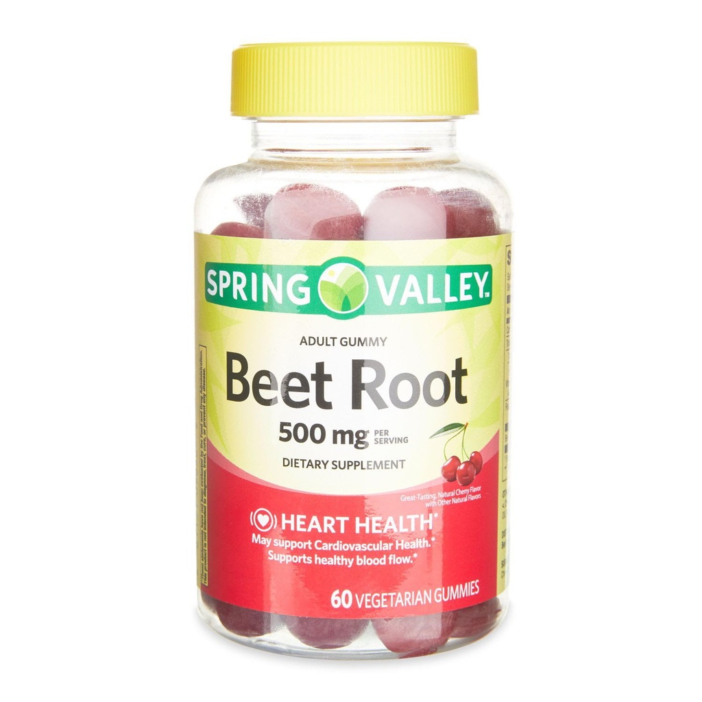 IKJ Beetroot Kosttilskudd Gummies, Cherry, 500 mg, 60 greve