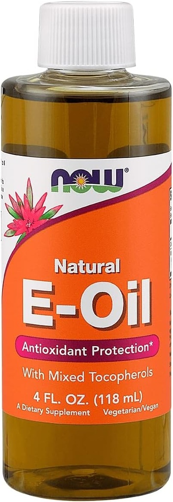 E Væske, 80% Blandede tokoferoler Nå Mat 4 oz Flytende
