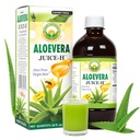 BASIC AYURVEDA Aloe Vera Juice med honning 32.46 Fl Oz (960ml) 中 Støtter Digestiv Helse, Hydration & Hud velvære | Cold Pressed Herbal Juice | Naturlig rensing | Ingen tillagt sukker