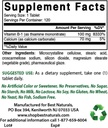 Beste Naturals Vitamin B1 som Thiamin Mononitrat 100 mg og vitamin B-6 25 mg