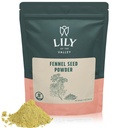 Lily of the Valley Fennel Seed Extract Powder - God til matlaging, Salads og te - 100% rå kildet fra India - Vegansk & Glutenfri - pakket i forseglbar Pouch (8oz, 226g)