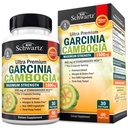 Garcinia Cambogia Vekttap piller - Maksimal styrke Appetitt Forsterker & fettforbrenner for menn og kvinner - 1600mg naturlig ekstrakt & 960mg HCA - Metabolisme Booster & Carb Blocker Kapsler - 60Ct