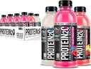 Protein2o 15g Whey Protein Isolere Infundert vann Plus Elektrolytter, Sukkerfri sportsdrikk, Klar til å drikke, Glutenfri, Laktosefri, Electrolyte Variety Pack, 16,9 floz flaske (12 teller)