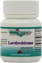 Nutricology Lumbrokinase Supplement - Cirkulerende systemstøtte, støtter blodsirkulasjon allerede i normalområdet - 30 forsinket frigivelse vegetariske kapsler