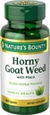 Naturens Bounty Horny Goat Weed med Maca, Herbal Helse Supplement, 60 kapsler