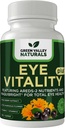 GREEN VALLEY NATURALS Eye Vitality Plus Supplement, med arder-2 næringsstoffer, maquibright, Marigold blomst, vitaminer C & E, sink, kobber, 60 kapsler (1)