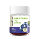 Naturens nøkkel Melatonin Gummies for barn og voksne, 5 mg dose Gummy med vitamin B6, ikke-GMO, Glutenfri-Naturlig Blåbær Flavor 60 greve