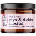 Myo-Inositol & D-Chiro Inositol pulver  Hormone Hormon Balanse for kvinner | Ideell 40:1 Ratio | Myo 2000mg, D Chiro 50mg | Regulere Menstruell syklus og støtte Ovarian helse | 30 serveringer, 2.17 oz.