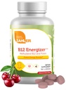 Zahler Energizer - Folat og B12 Supplement - Hurtig oppløsning Cherry Flavor Lozenges Dual Vitamin Metylert B12 & Folate Supplement med 1360 Mkr Folsyre (360 Count)