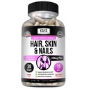 Kaya Naturals Hår Hud Nagle Kapsler med Biotin - Håret og huden vitaminer, vitamin D-vitamin B-12 A Folinsyre støtte, hår støtte vitamin Supplement for hårhud negler- 30 greve kapsler