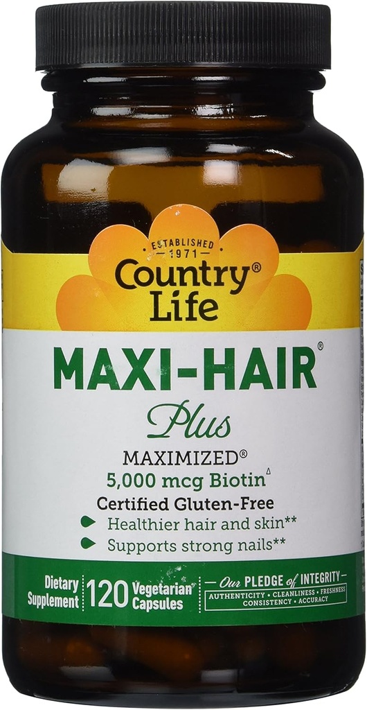 Landskap Liv vitaminer Maxi-Hair Plus BIOTIN, 120 VCAP