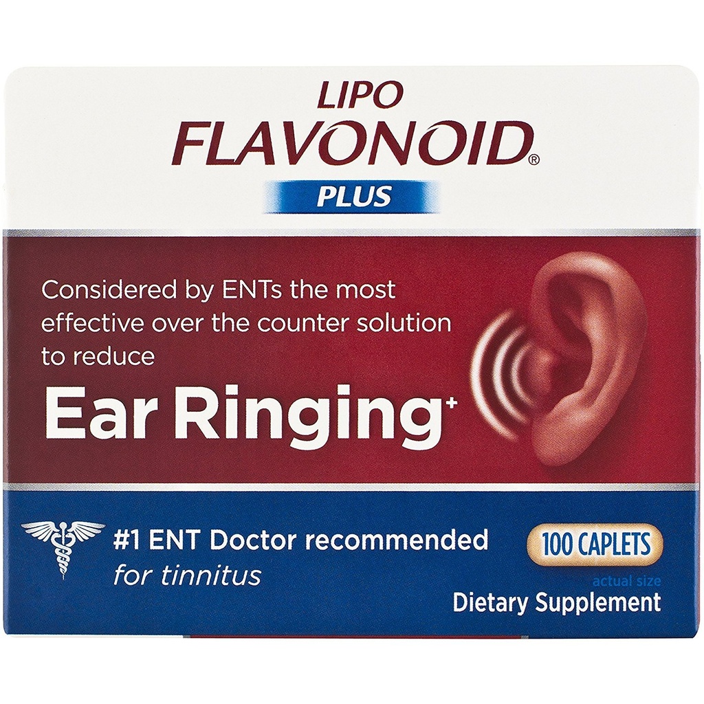 Lipo-Flavonoid Plus kosttilskudd ørehelse, 100 greve (pakke på 2)