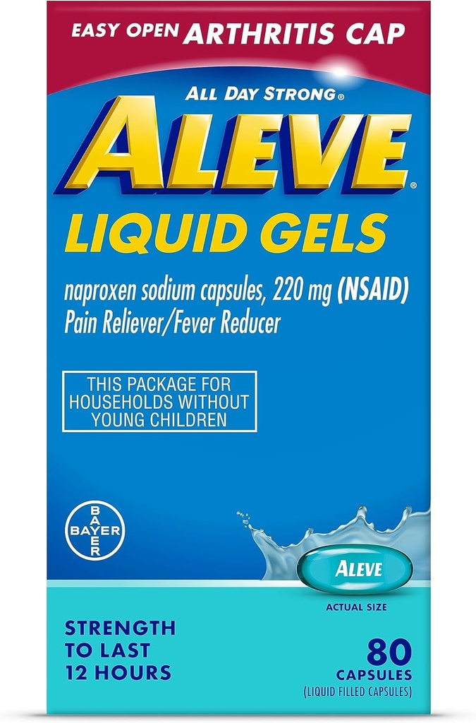 Aleve artrit flytende gels 80ct. 24cs