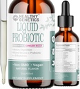 Flytende probiotika for kvinner menn og barn | Prebiotic + Ginger + Probiotika for Digestive Helse | Acidophilus Probiotic | Dairy Gratis | Vegansk | Ikke-GMO | Glutenfri | 30 Serveringer