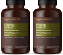 Elementer Lysinkompleks med vitamin C for immun helsestøtte, vegetarisk, 65 serveringer, 195 greve (pakke May Vary) (pakke med 2)