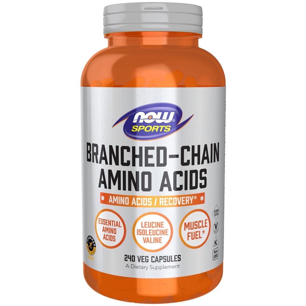 NU Mat Sports Nutrition, grened kjede Aminosyrer, med leucin, isoleucin og Valine, 240 Veg Kapsler
