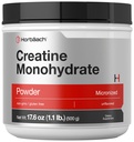Horbäach Kreatin Monohydrat pulver | 1,1lb (17,6 oz) | Mikronisert og uflavorert | vegetarisk, ikke-GMO og Glutenfri Supplement