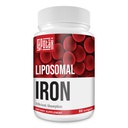 Liposomal Fe Iron Supplement for kvinner, 65 mg jern Supplement med folsyre og vitamin B12 for menn, daglig blod og energi støtte for voksne jernmangel 60 Softgels (1 flaske)