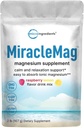 Rolig magnesiumpulver, 2lbs Magnesium Citrat pulver | Søt bringebær sitron flavored | Calm & avslapping Mineral støtte | lett absorbert | Ikke-GMO, Vegan, sukkerfri
