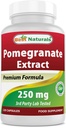 Beste Naturals Pomegranate Extract 250 mg 120 kapsler
