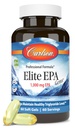Carlson - Elite EPA Gems, 1000 mg EPA Fiskeolje, Wild-Caught, Norsk Fish Oil Supplement, Sustainablely Sourced, bidrar til å opprettholde sunne triglycerider nivåer, 60 Softgels