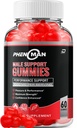 Phenoman for menn Gummies – Pheno Man Max ytelse, Phenoman avansert formel, ekstra styrke naturlig supplement for muskelvekst og generell helsestøtte og vurderinger (1 pakke – 60 gummies)