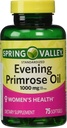 Spring Valley - Kveldspris Olje 1000 mg, 75 Softgels