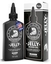 Bossman Jelly Beard Olje for menn (4 oz, naken - uscented) – Softens, fortøyler og betingelser med naturlige ingredienser