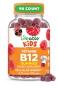 Livbar vitamin B12 for barn | 1000 mcg | Flotte Tasting Vitamin B12 Gummier | Glutenfri, Vegan B12 Vitaminer | B12 Vitaminer for energi, Mood og nervesystemet støtte | 90 gummier