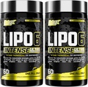 Nutrex forskning Lipo6 svart Intense Ultra konsentrat termogene Belly fettforbrenner for menn og kvinner | Diett vekttap Supplement og aptit Suppressant | Pakke med 2