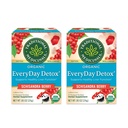 Tradisjonelle medisiner Økologisk EveryDay Detox Schisandra Berry Herbal Te, støtter sunn leverfunksjon (16 greve (pakke med 2))