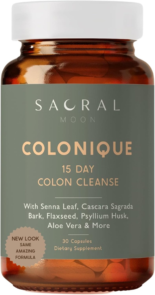 15 Day Colon Cleanse - Digestiv støtte for rengjøring, Senna Leaf, Cascara Sagrada, Psyllium Husk, Flaksfrø, Aloe Vera, Probiotika og mer.