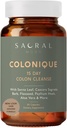 15 Day Colon Cleanse - Digestiv støtte for rengjøring, Senna Leaf, Cascara Sagrada, Psyllium Husk, Flaksfrø, Aloe Vera, Probiotika og mer.
