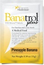 Banatrol® Naturlig anti-Diarreal med prebiotika, lindring fra kronisk diarrea, IBS, gjentakende diarrea, klinisk støttet medisinsk mat, ikke-begrensende, 25 serveringer (Pineaple)