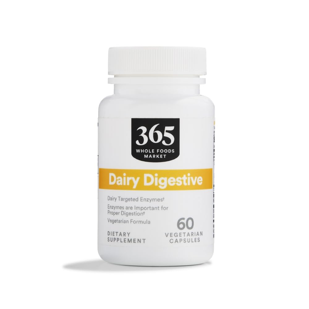 365 av hele Foods Market, Dairy Digestive Enzymes, 60 greve