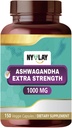 Ashwagandha 1000 MG - 150 kapsler | Kan hjelpe stress relief*, energiforsterkning* og immunstøtte* | Naturlig, Glutenfri