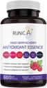 6in1 Antioksidant Supplement for kvinner med tranebær, grapefrø og berry blanding | Ernæringskompleks-Skin, sunn aldring, immun- og urinveitrakt støtte | Vegankapsler