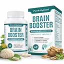 Purely Optimal Brain Booster Nootropic Supplement – Brain Support for minne, fokus, klarhet, Jitter-fri energi for voksne, eldre– med Ginkgo Biloba, Alpha GPC, Lions Mane – 60 kapsler